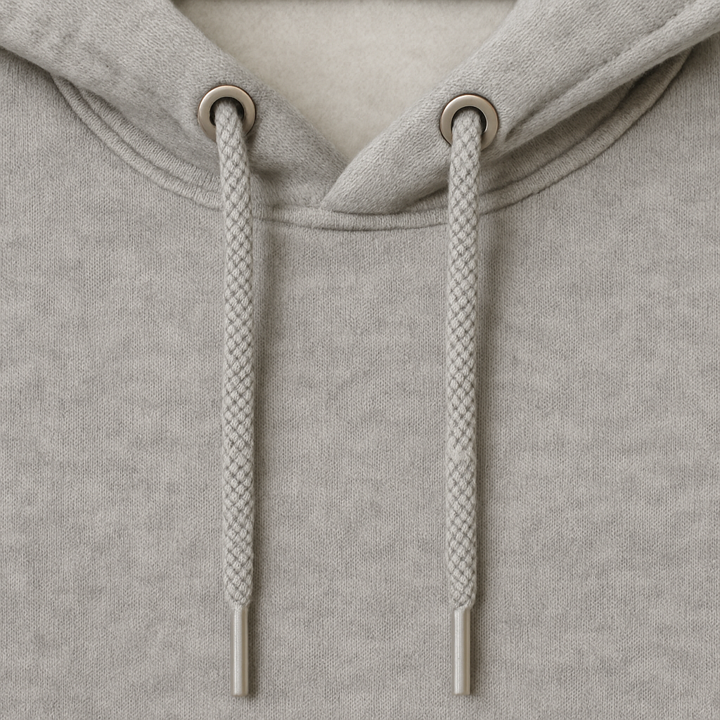 Classic Grey Fleece Hoodie – Soft & Warm