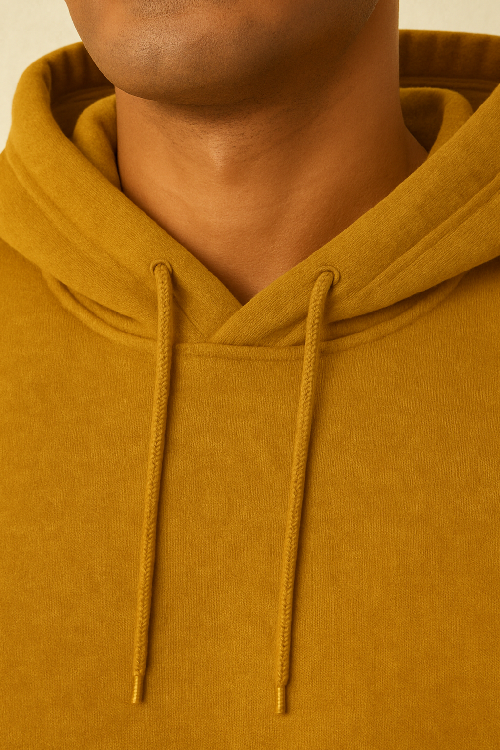 Classic Mustard Fleece Hoodie – Soft & Cozy