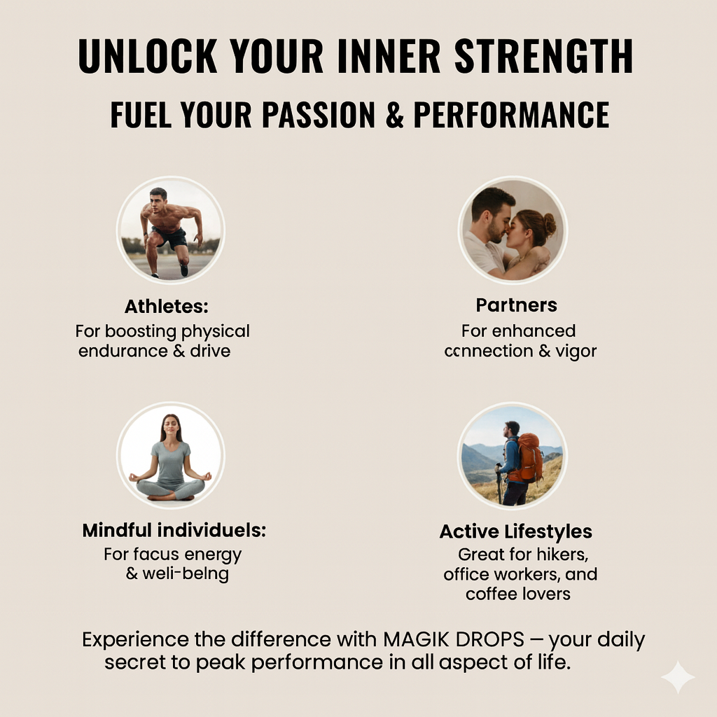 Magik Drops - Herbal Performance Drops (⭐⭐⭐⭐⭐(4.9/5)