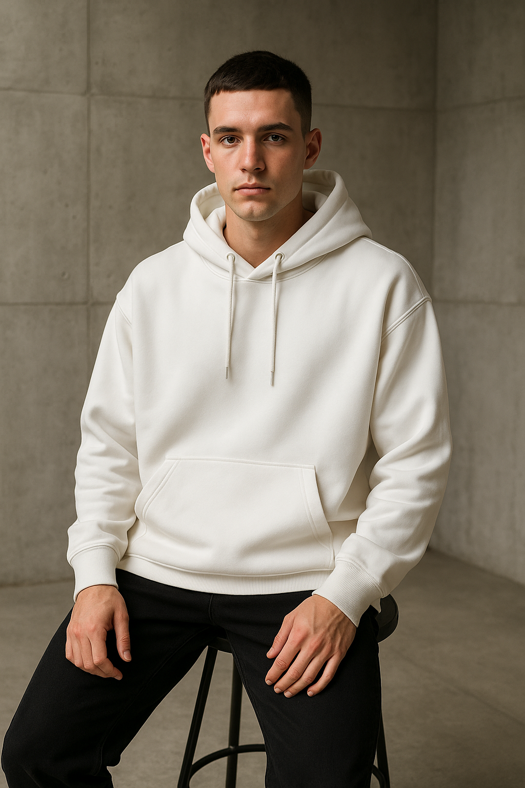 PREMIUM OVERSIZED HOODIES WHITE
