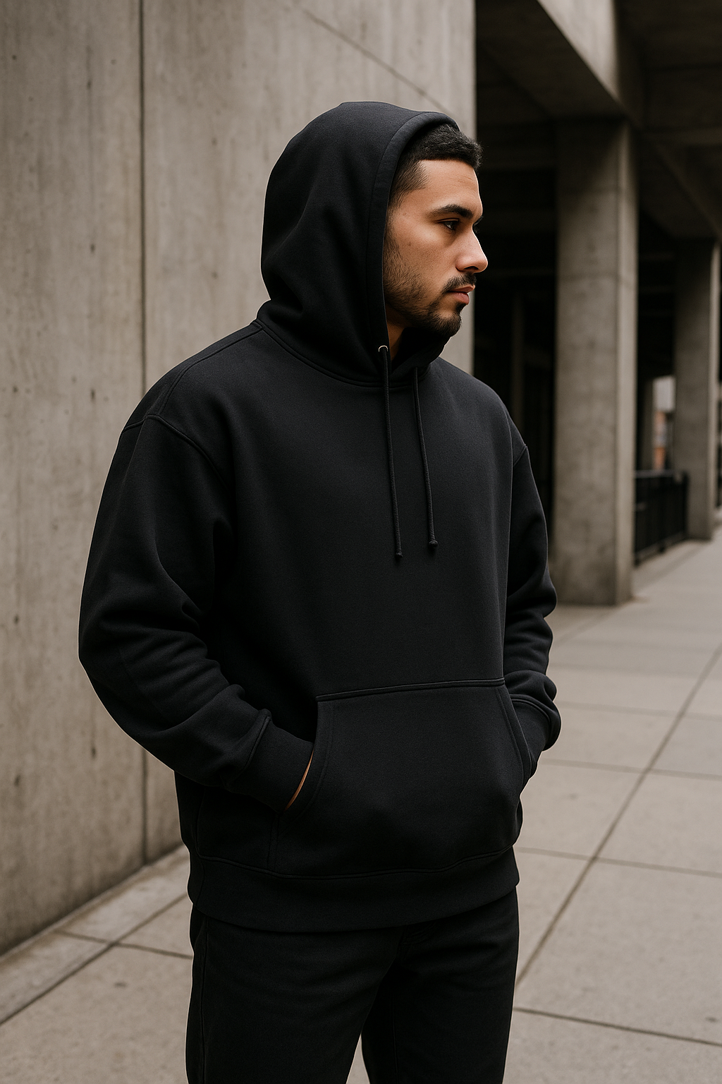 PREMIUM OVERSIZED HOODIES (Z- BLACK)